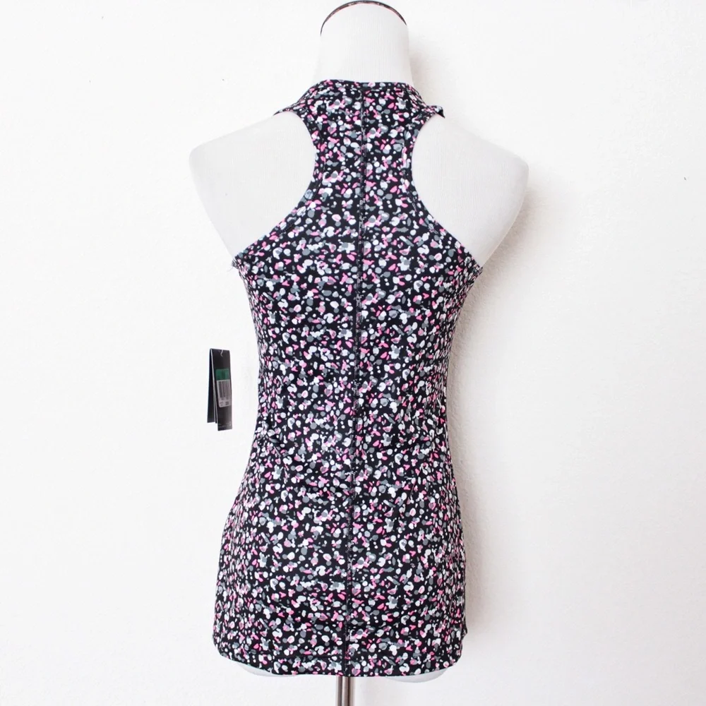 Nike Black Dotted Workout Tank Top